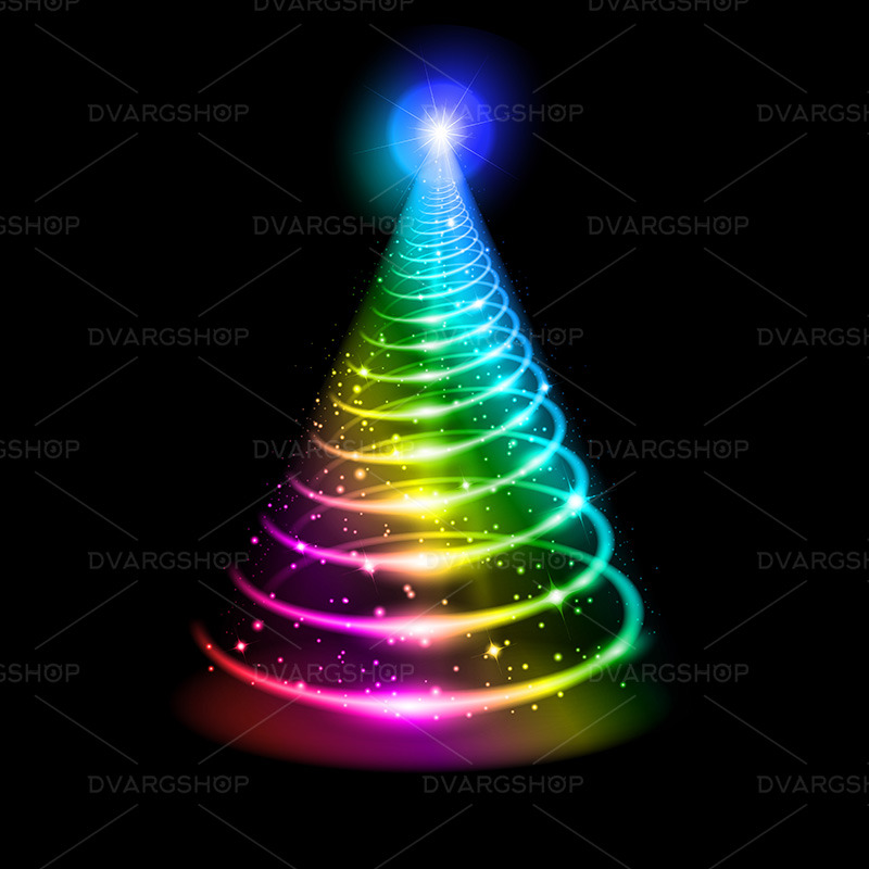 Christmas Tree - Vector Image - Features Image 1