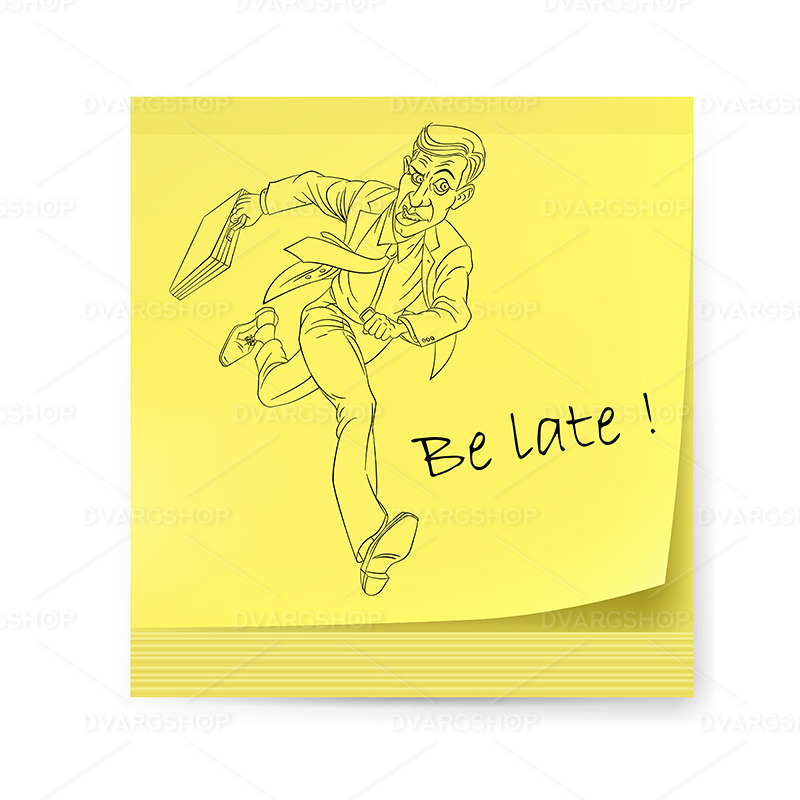 Sticker With Man - Vector Image - Features Image 1