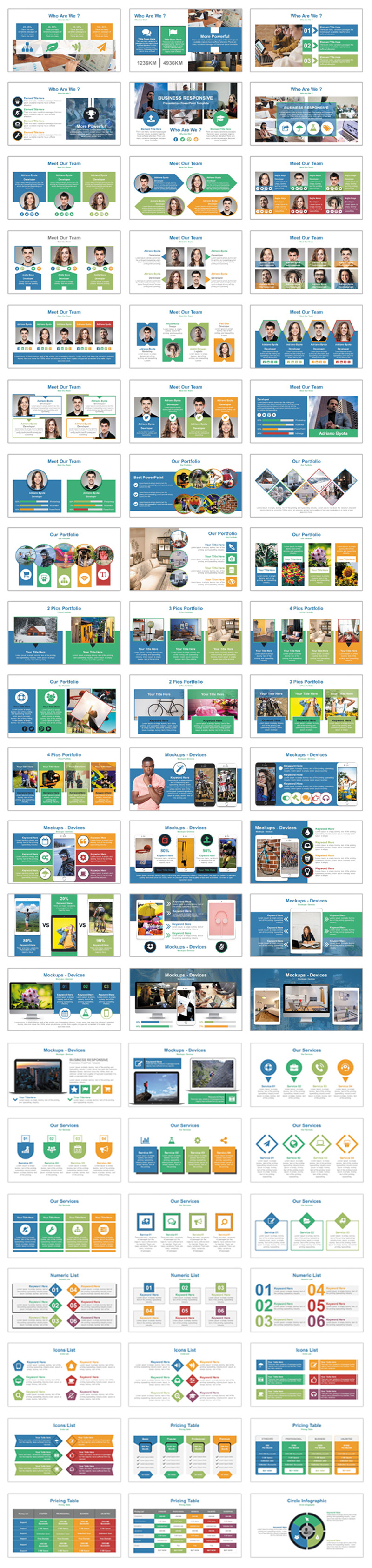 Plantilla PowerPoint Imprerial Professional Presentation #123922 - Imagen de características 2