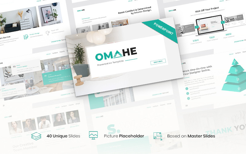 Omahe – Interior Design PowerPoint Template - Features Image 1
