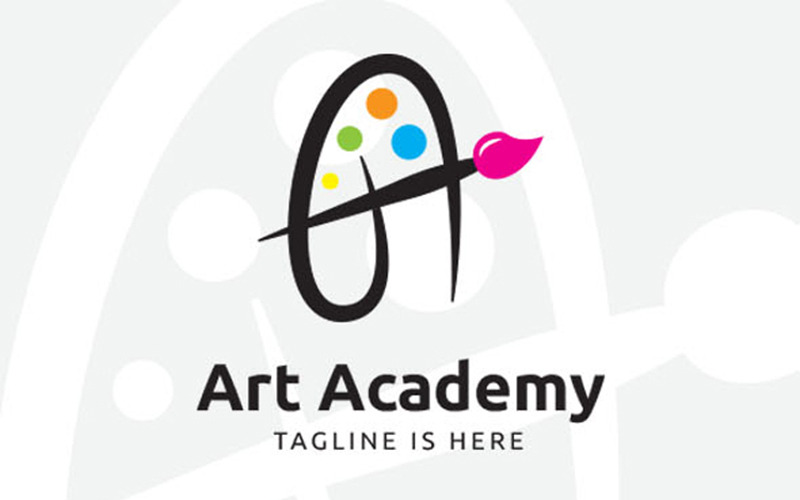 Art Academy Logo template 121178 TemplateMonster