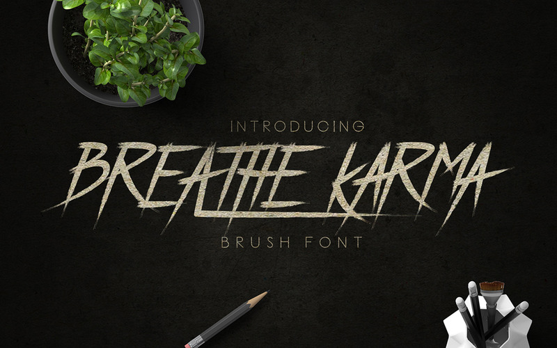Breathe Karma Font - Obraz funkcji 1