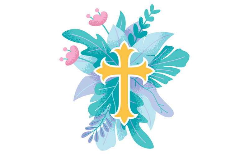 Abstract Christian Cross 3 - Ilustração - Features Image 1