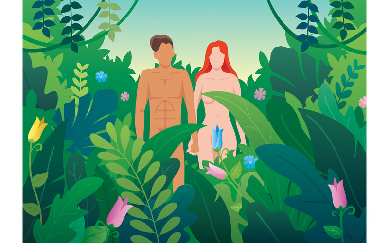 Adão e Eva - Ilustração - Features Image 1
