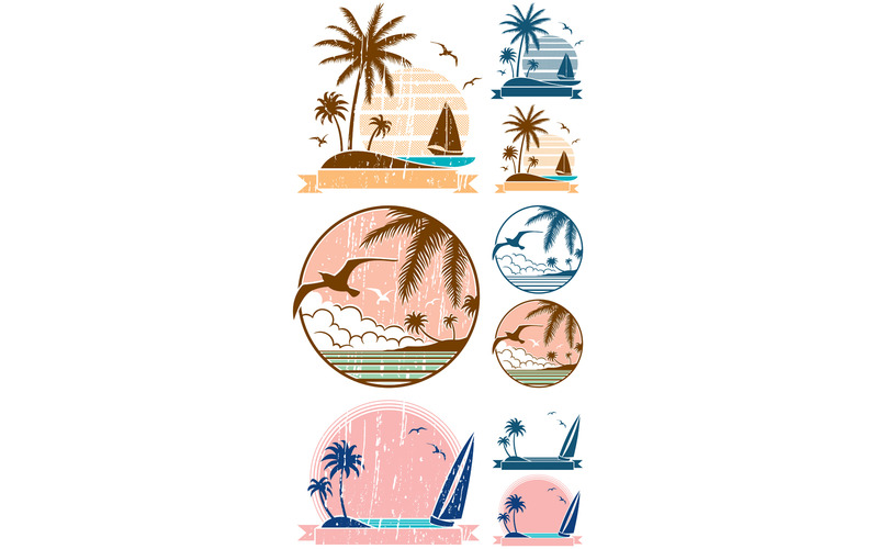 Symbole Plaży - Ilustracja - Obraz funkcji 1