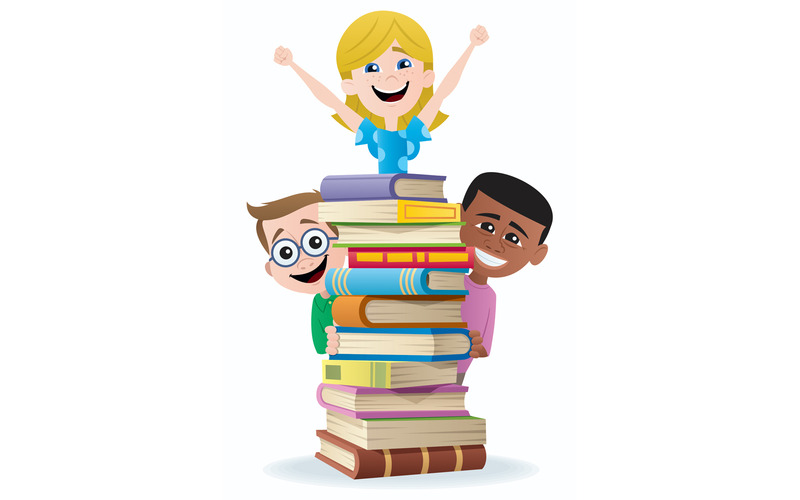 Libri e bambini - illustrazione - Caratteristiche Immagine 1