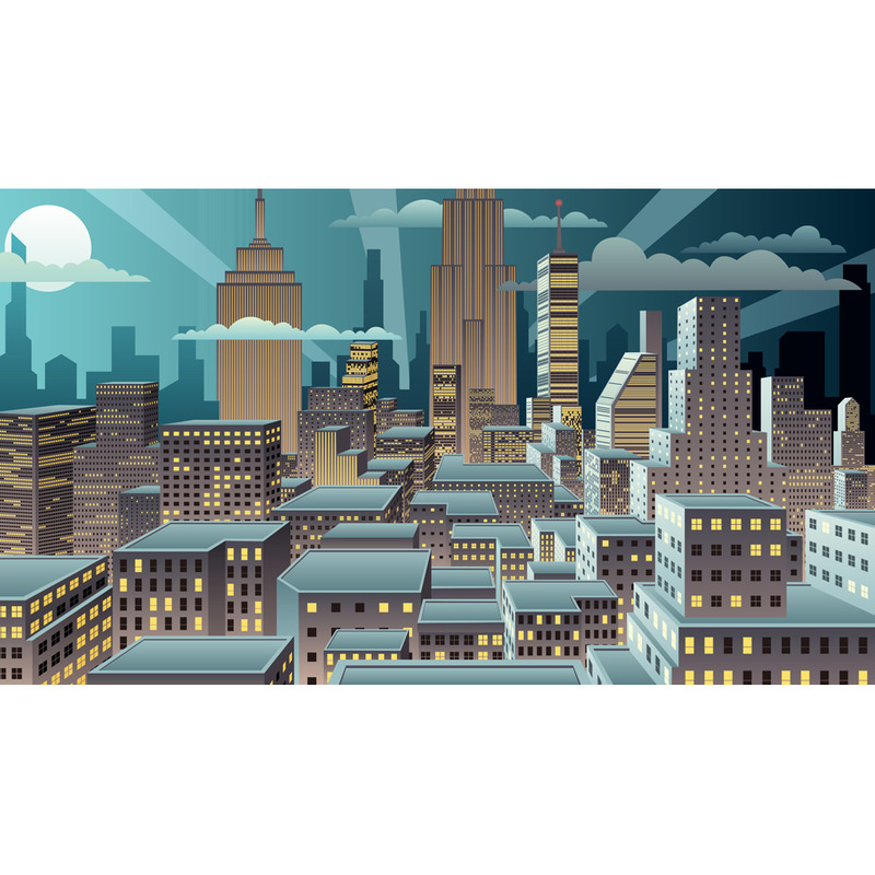Cityscape Night - Illustration - Features Image 1