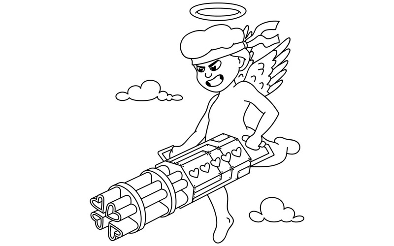 丘比特线条艺术-插图 - Features Image 1