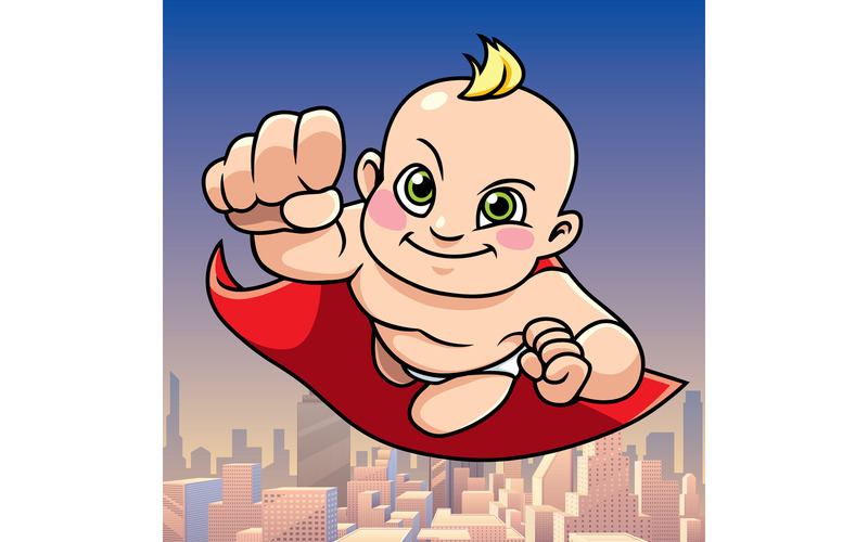 Super Baby City Bakgrund - Illustration - Features Image 1