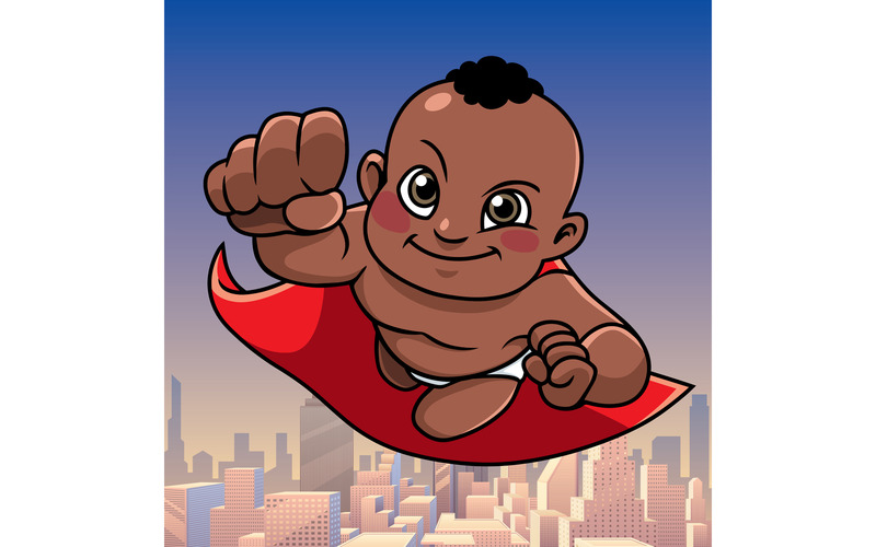 Super behandla som ett barn svart stadsbakgrund - illustration - Features Image 1