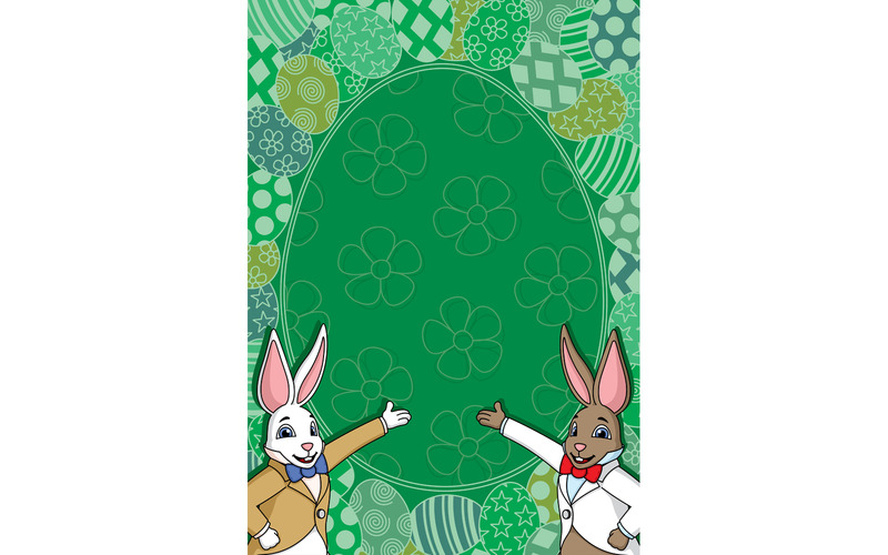 Cornice di Pasqua - illustrazione - Caratteristiche Immagine 1