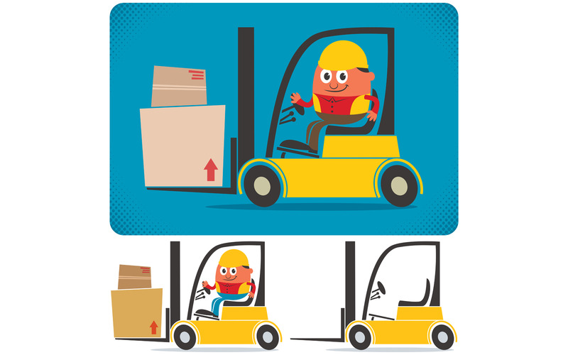 Gaffeltruckförare - Illustration - Features Image 1