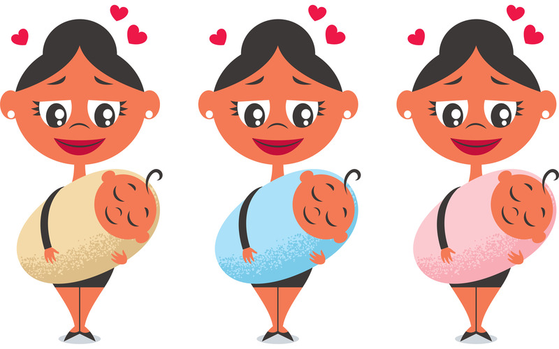 Mor och bebis - illustration - Features Image 1