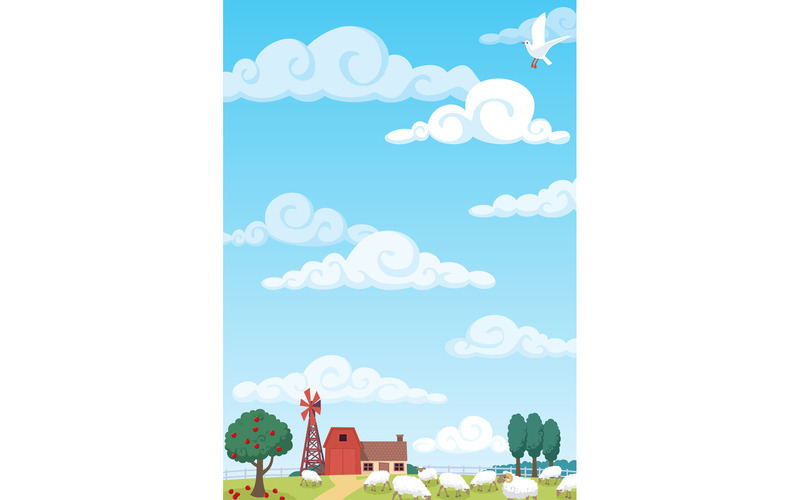 Gårdbakgrund - Illustration - Features Image 1