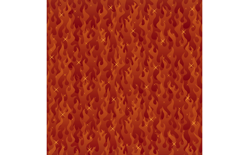 Fire Background Seamless - Illustration - Features Image 1