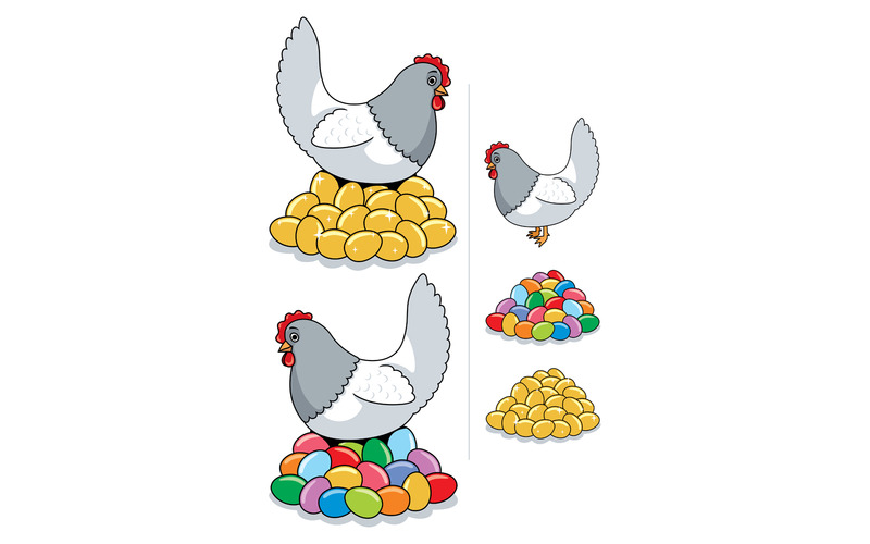 Hen & Eggs - Illustration - Features Image 1