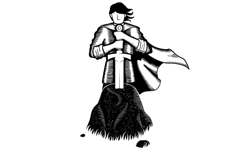 Art de la ligne du roi Arthur - Illustration - Caractéristiques de l’image 1