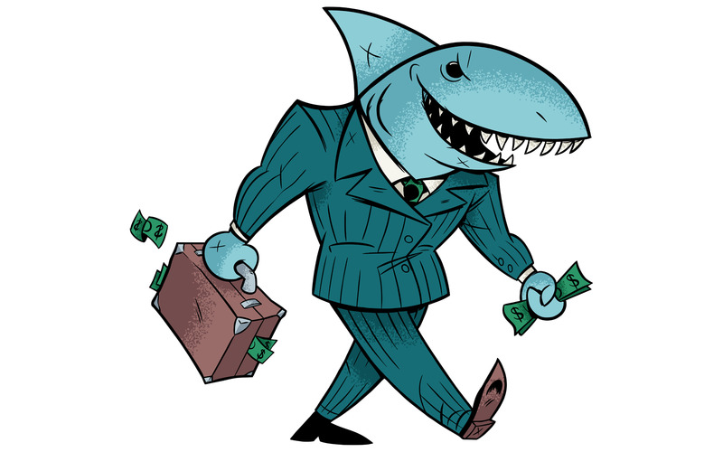 Business Shark - Ilustração - Features Image 1