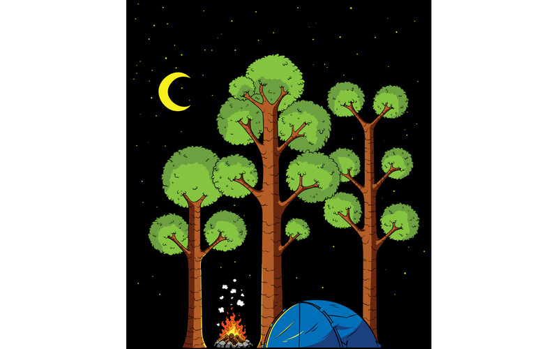 Forest Camp - Illustration - Features Image 1