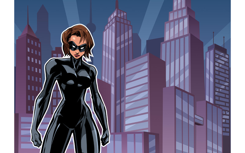 Superheroine Battle Mode City - Illustration - Features Image 1