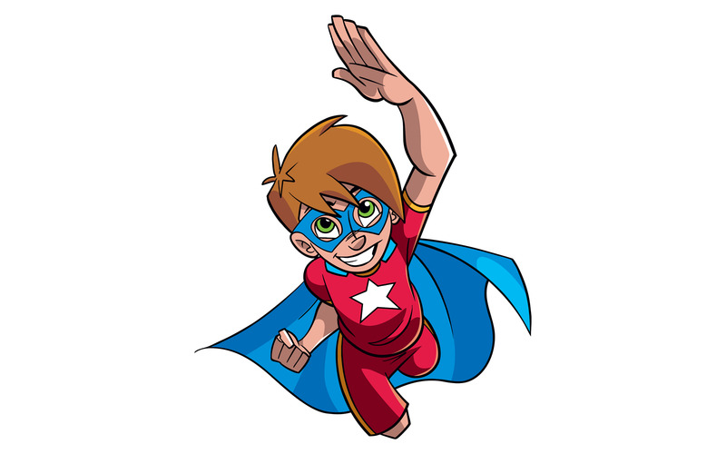 Super Boy Flying - Illustration - Features Image 1