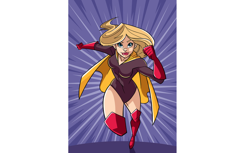 Superhjälte Running - Illustration - Features Image 1