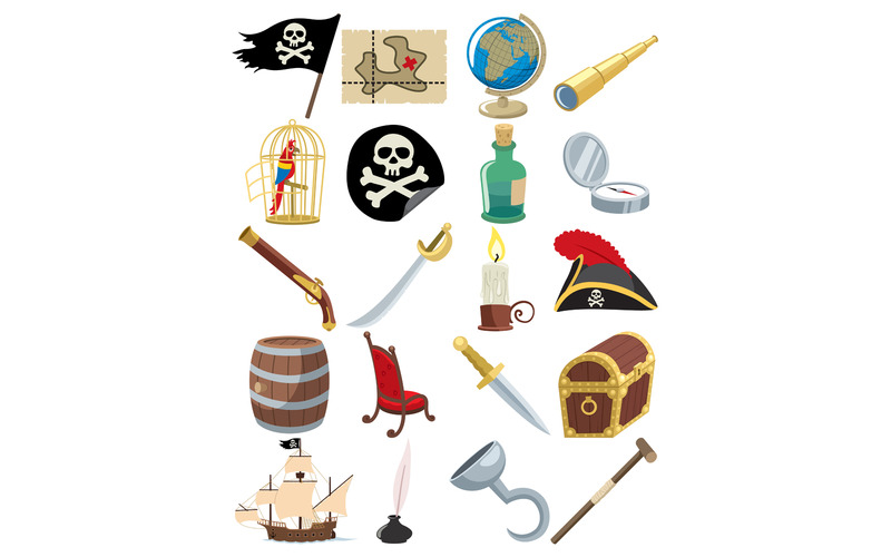 Piratsymboler - Illustration - Features Image 1