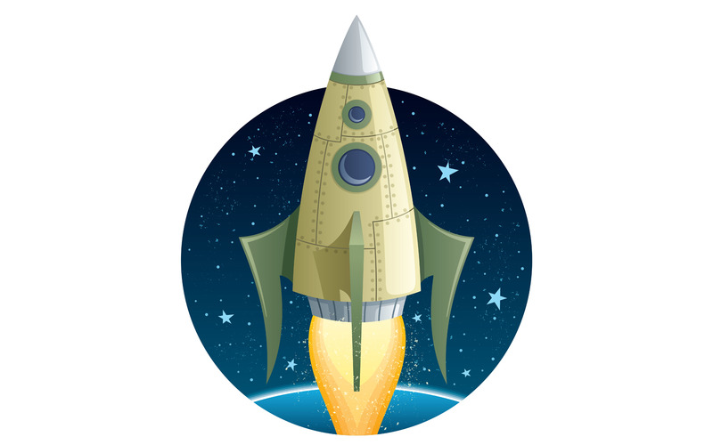 Raket i rymden - Illustration - Features Image 1