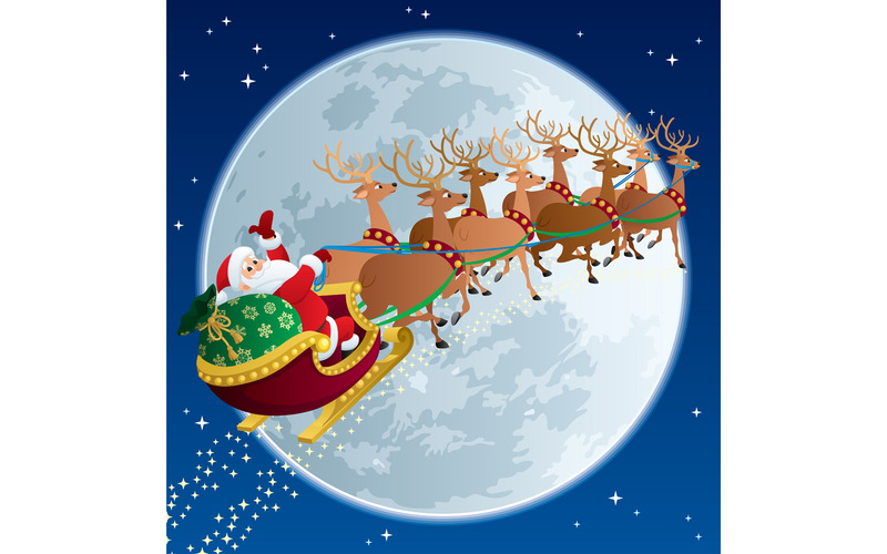 Santa Sleigh 2 - Illustration - Features Image 1