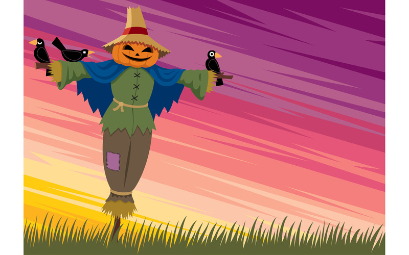 Scarecrow Background 2 - Illustration - Features Image 1