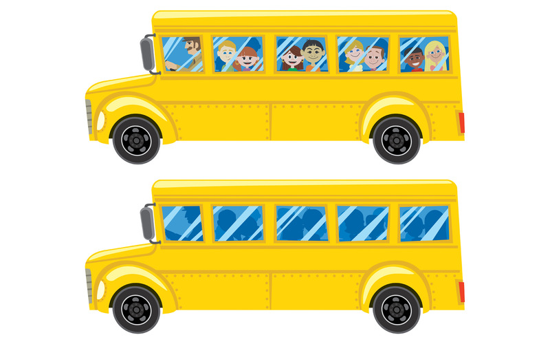 Skolbuss - Illustration - Features Image 1