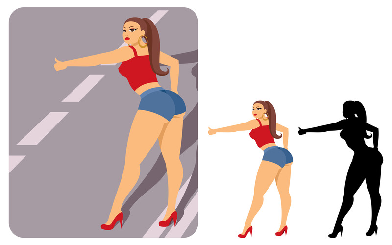 Sexy Hitch-hiker - Illustration - Features Image 1
