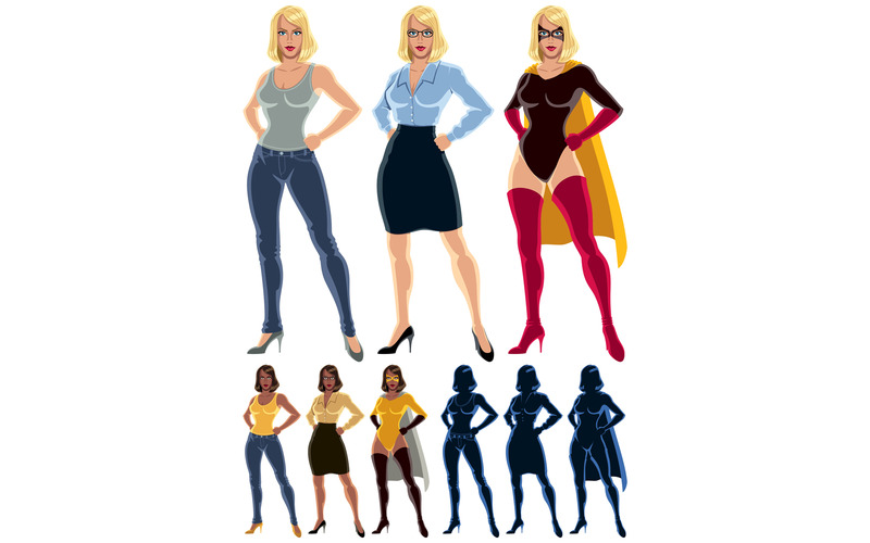 Superheroine Transformation - Illustration - Features Image 1