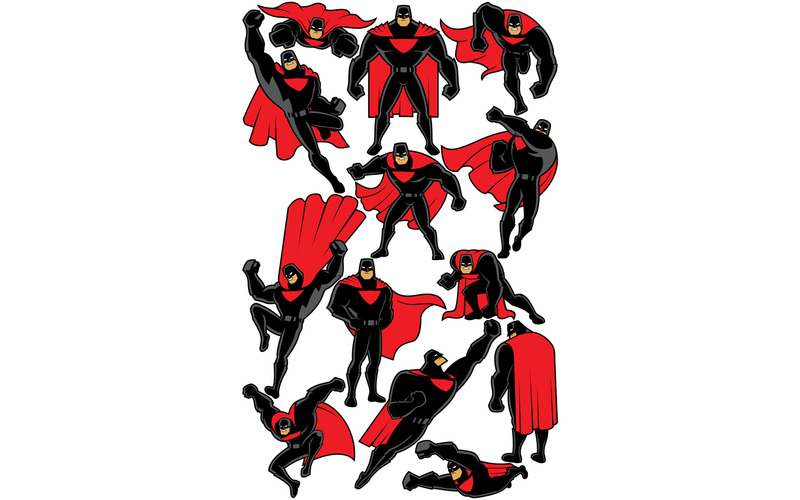 Superhjälteuppsättning 2 - Illustration - Features Image 1