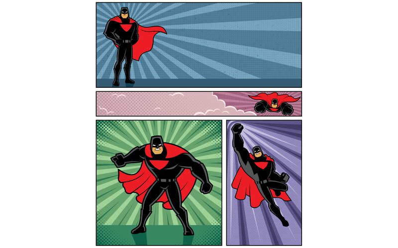 Superhero Banners 4 - Illustration - Features Image 1