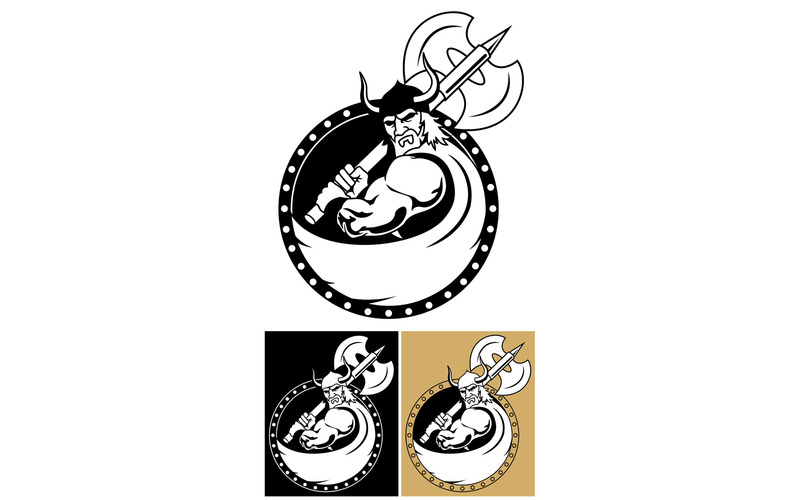 Viking With Axe - Illustration - Features Image 1