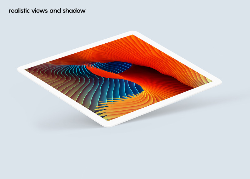 White Dimensions Tablet Produktmodell - Eigenschaften Bild 2