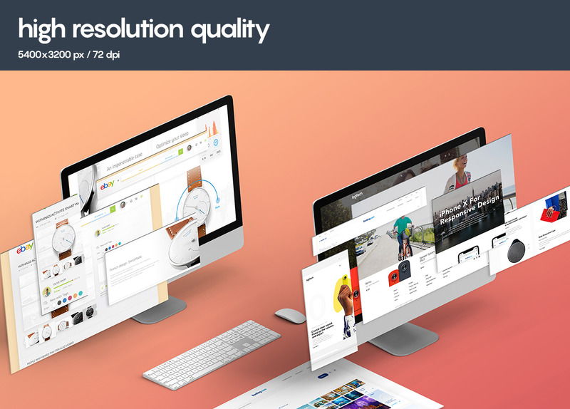 Изометрические экраны веб-сайтов 1.0 Элементы пользовательского интерфейса - Features Image 5