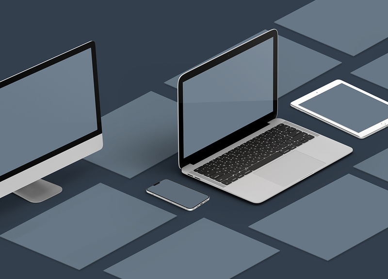 Mockup del prodotto schermate isometriche del sito Web 5.0 - Caratteristiche Immagine 1