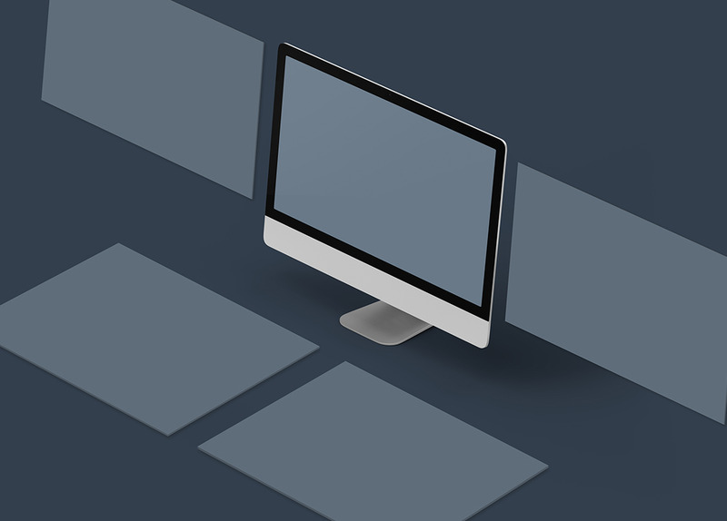Isometric Website Screens 7.0 product mockup - Features Image 3