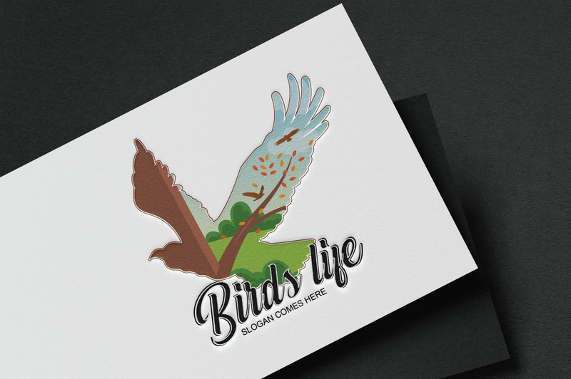 Birds Life Logo Template Template de Logotipo №143095 - Apresenta Imagens 4