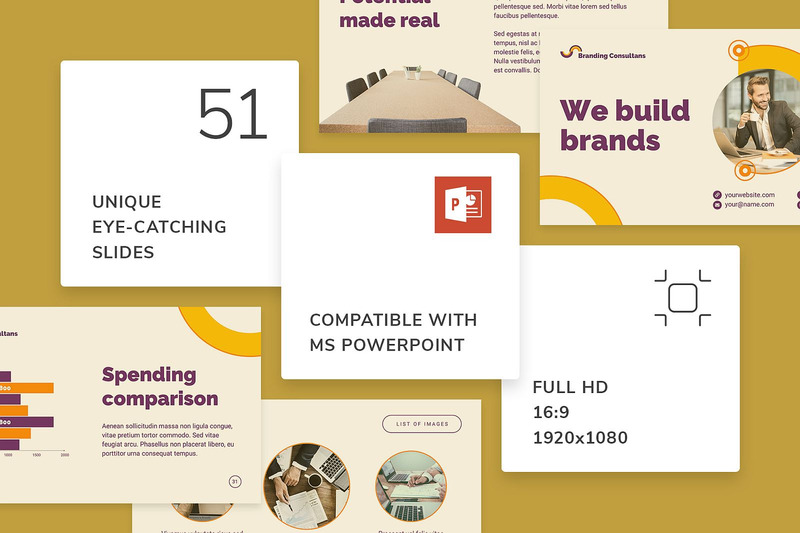 Branding Consultant Presentation PowerPoint template - Features Image 1