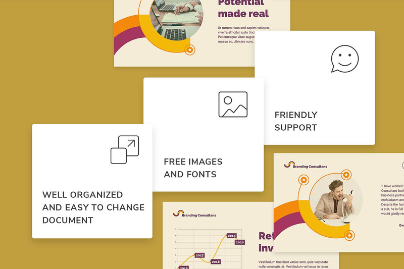 Branding Consultant Presentation PowerPoint template - Features Image 3