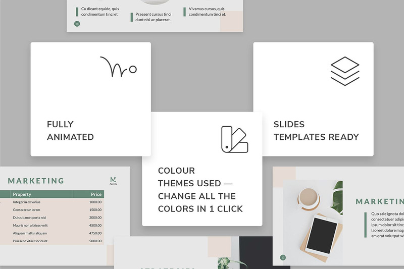 Digital Marketing Company Presentation PowerPoint template - Features Image 2