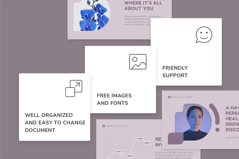Massage Spa Salon Presentation Powerpoint Template