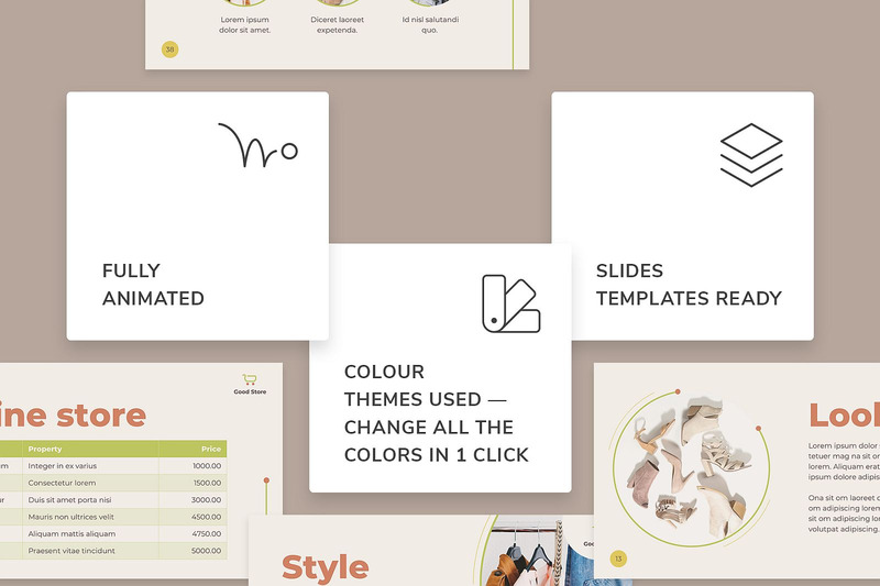 Online Store Presentation PowerPoint template - Features Image 2