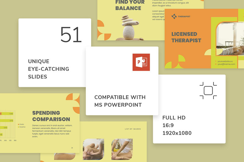 Therapist Presentation PowerPoint template - Features Image 1