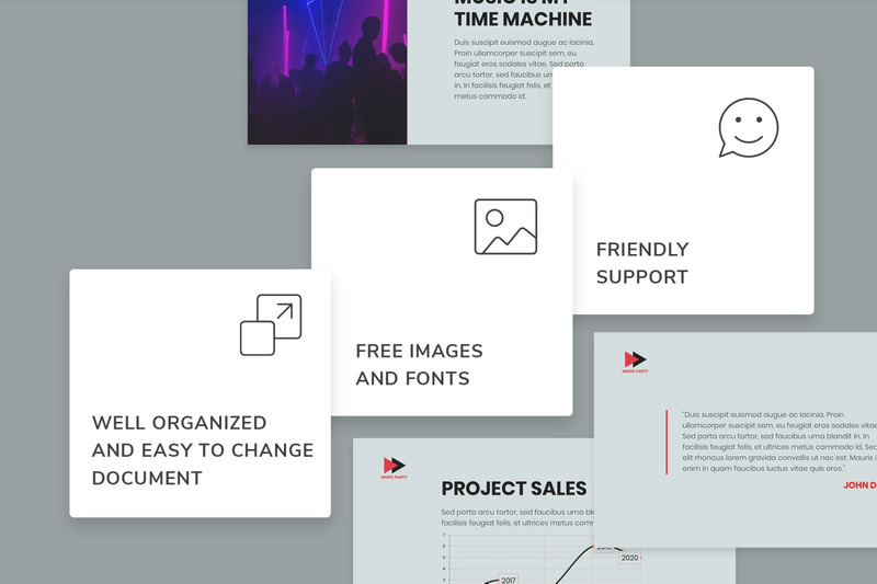 Author Presentation PowerPoint template - Features Image 3