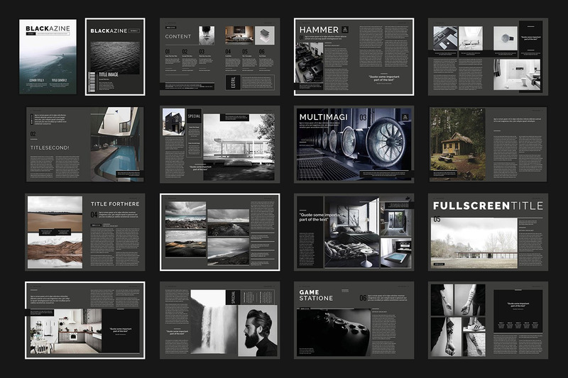 Blackazine Magazine Template magazine Template #148453 - Image 1
