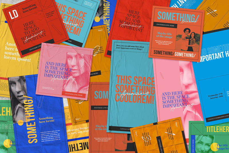 Colorful Boxes Template for Social Media - Features Image 1